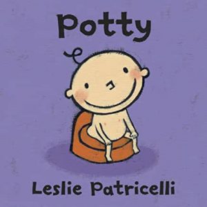 Potty book cover - little boy on potty 