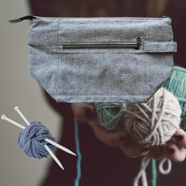 This project bag from woodsy and wild is a crafters dream