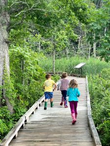 Kids love Great Bay Discovery Center Boardwalk Loop