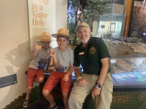 2 kids with a national parks ranger - national parks trip with kids